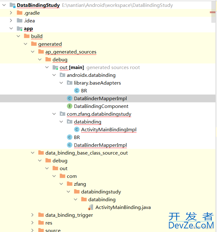 Android DataBinding类关系深入探究