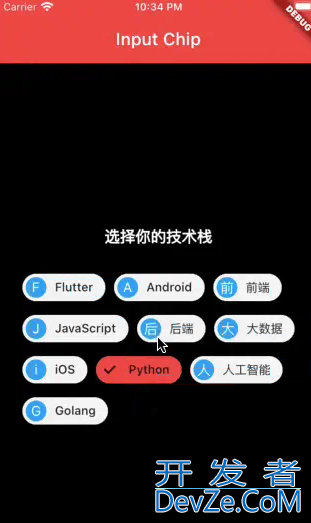 Android Flutter实现兴趣标签选择功能