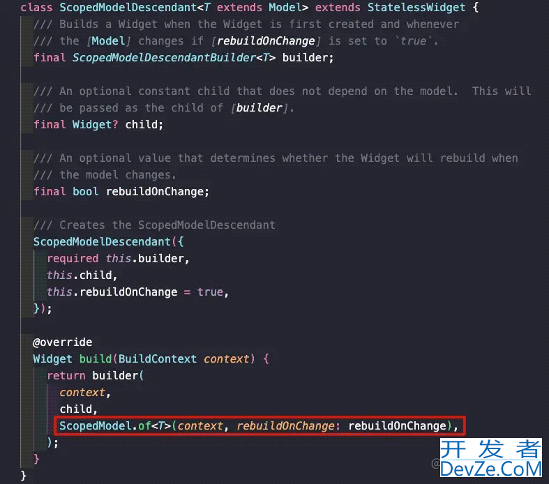 Flutter 状态管理scoped model源码解读