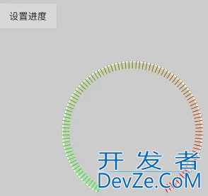 Android自定义View实现绘制水波浪温度刻度表