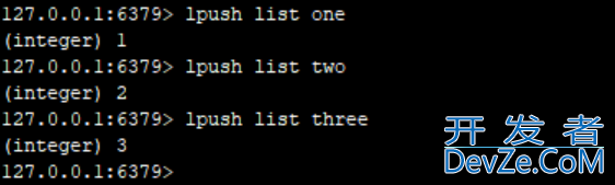 Redis基本数据类型List常用操作命令