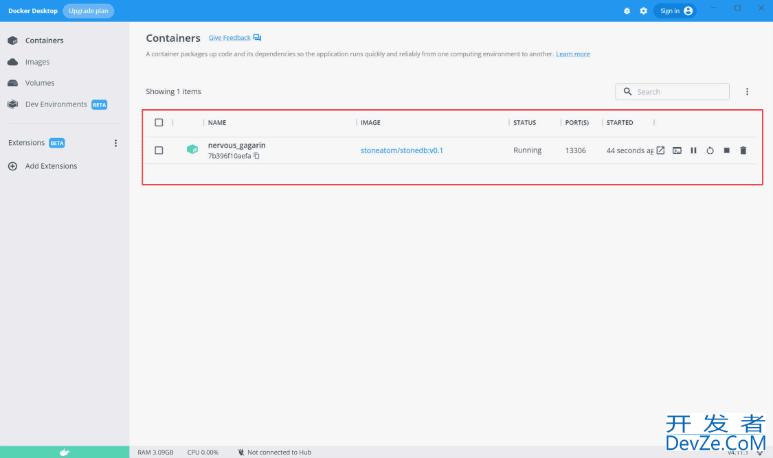 在windows上用docker desktop安装部署StoneDB