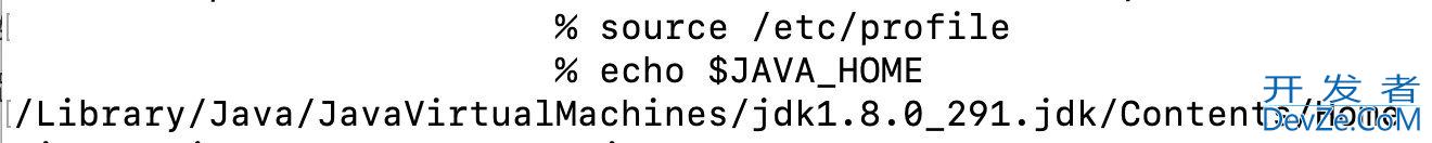 MAC下如何设置JDK环境变量