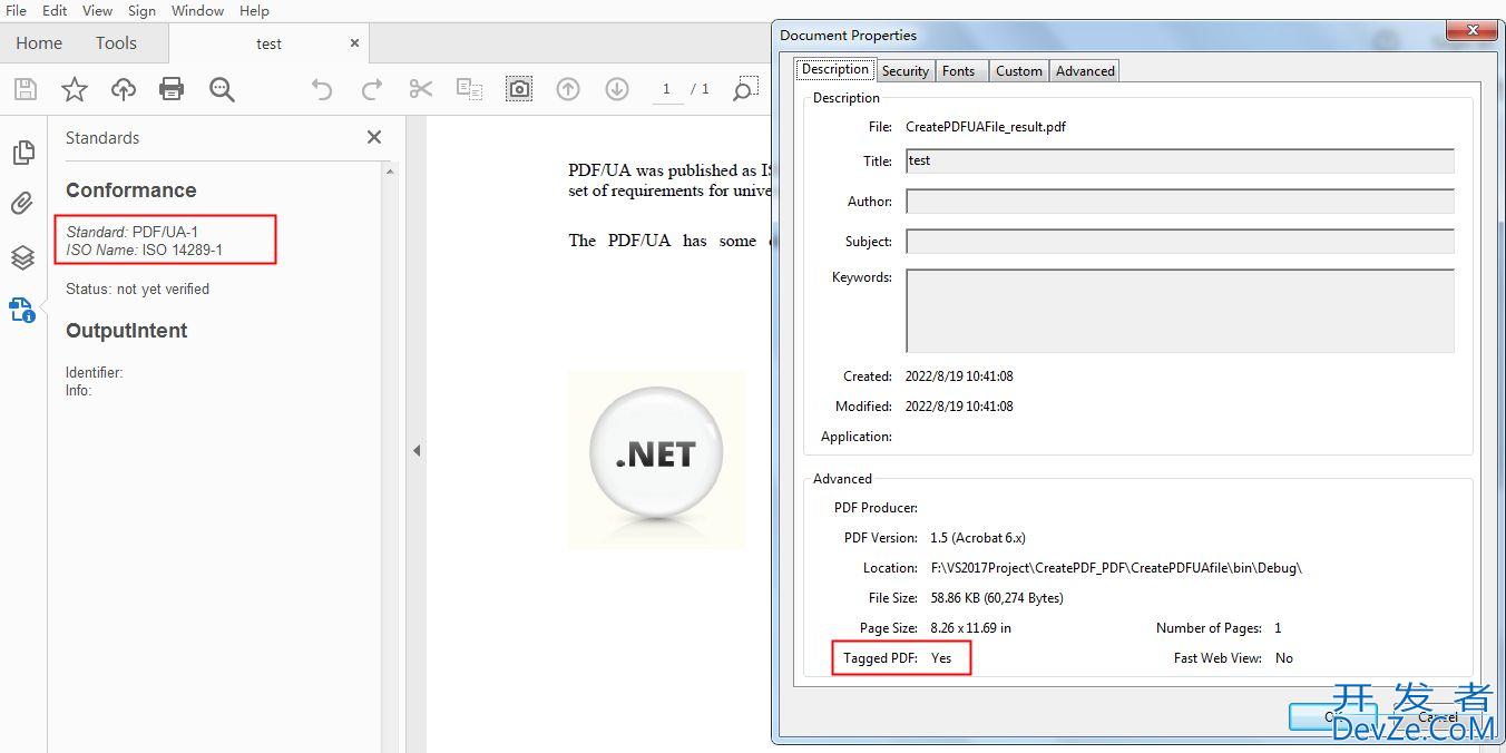 C#/VB.NET实现创建PDF/UA文件的示例代码
