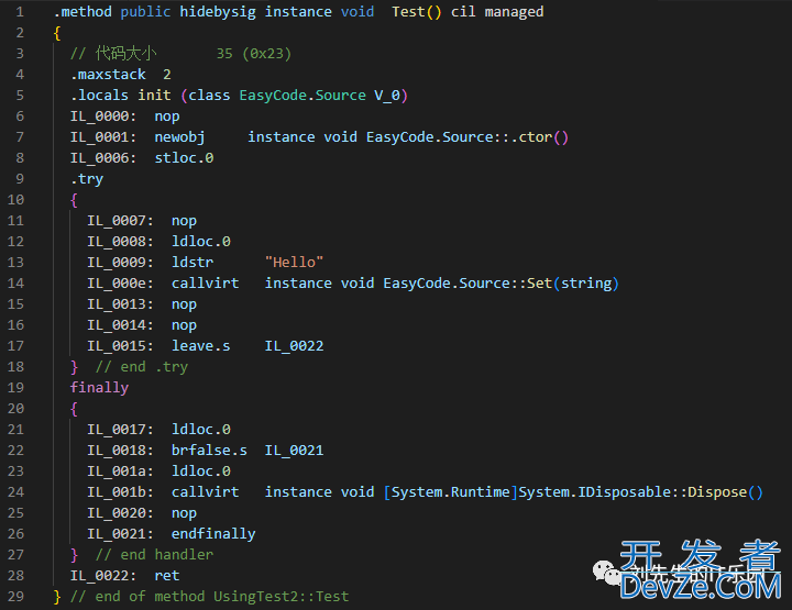 C# using的本质及使用详解