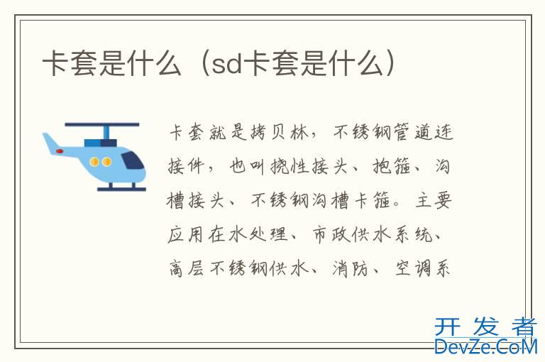 卡套是什么（sd卡套是什么）