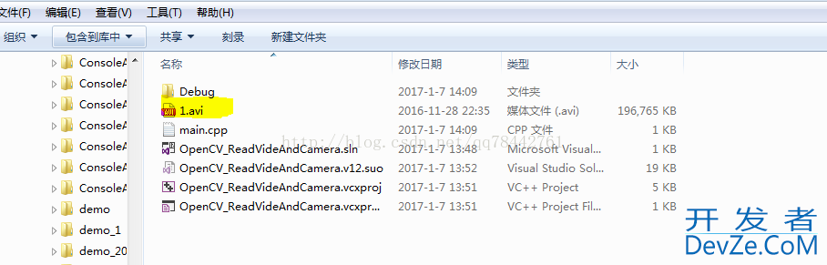 C/C++中的OpenCV读取视频与调用摄像头