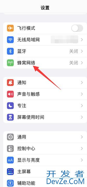 iPhone手机怎么把5g网络改成4g网络