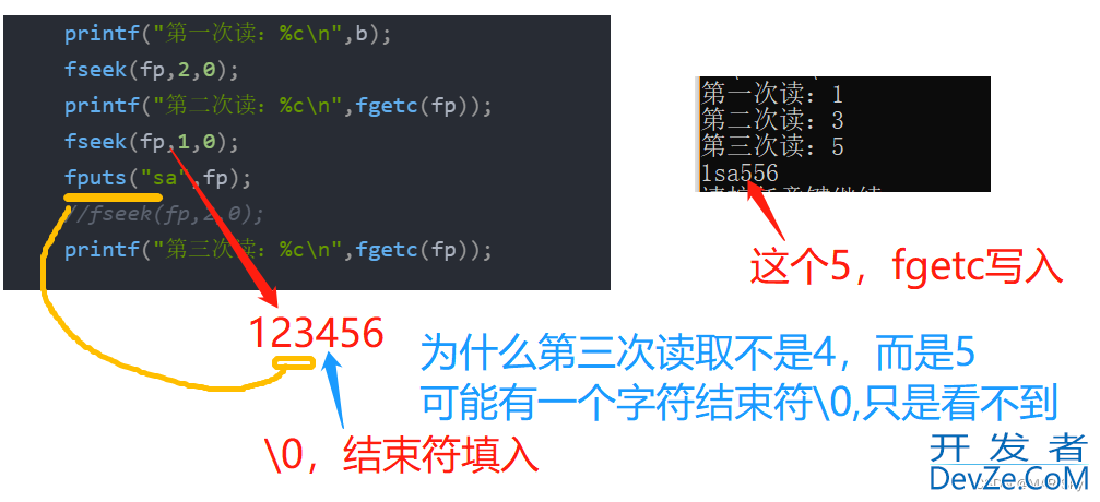 C语言中读写交替时出现的问题分析