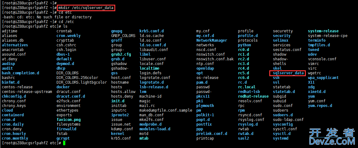 Linux系统通过Docker安装SQL Server数据库