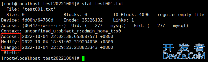 详解Linux中atime,mtime,ctime的使用场景