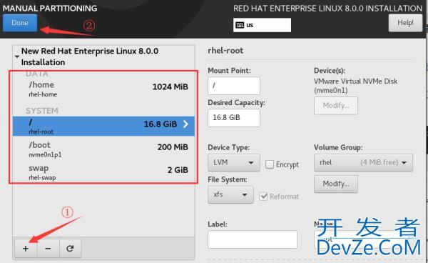 红帽(RedHat8) RHEL8.0系统安装步骤图文教程（小白都会）