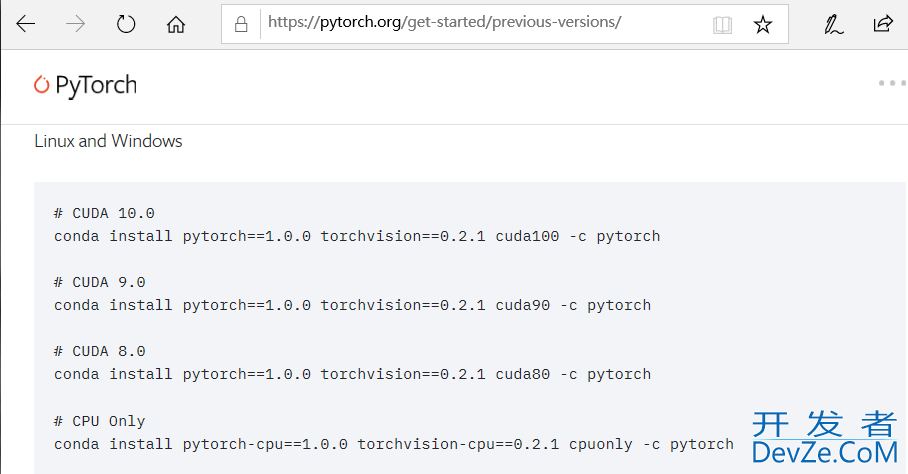 windows系统快速安装pytorch的详细图文教程