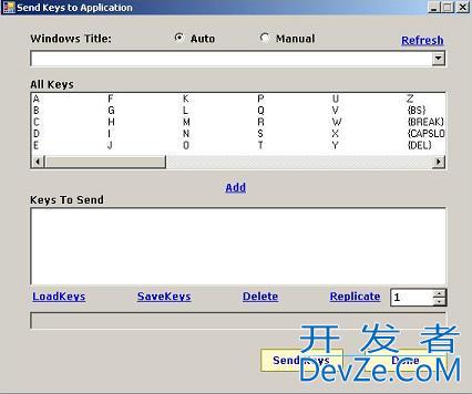 Pressing a key in c#