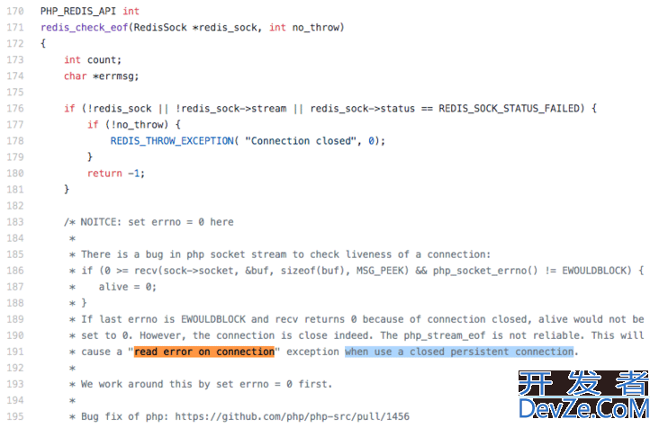 Redis 异常 read error on connection 的解决方案