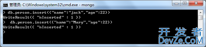 MongoDB简单操作示例【连接、增删改查等】