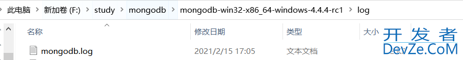 2021最新版windows10系统MongoDB数据库安装及配置环境