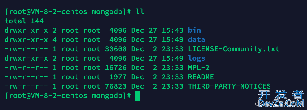 CentOS7下安装MongoDB数据库过程