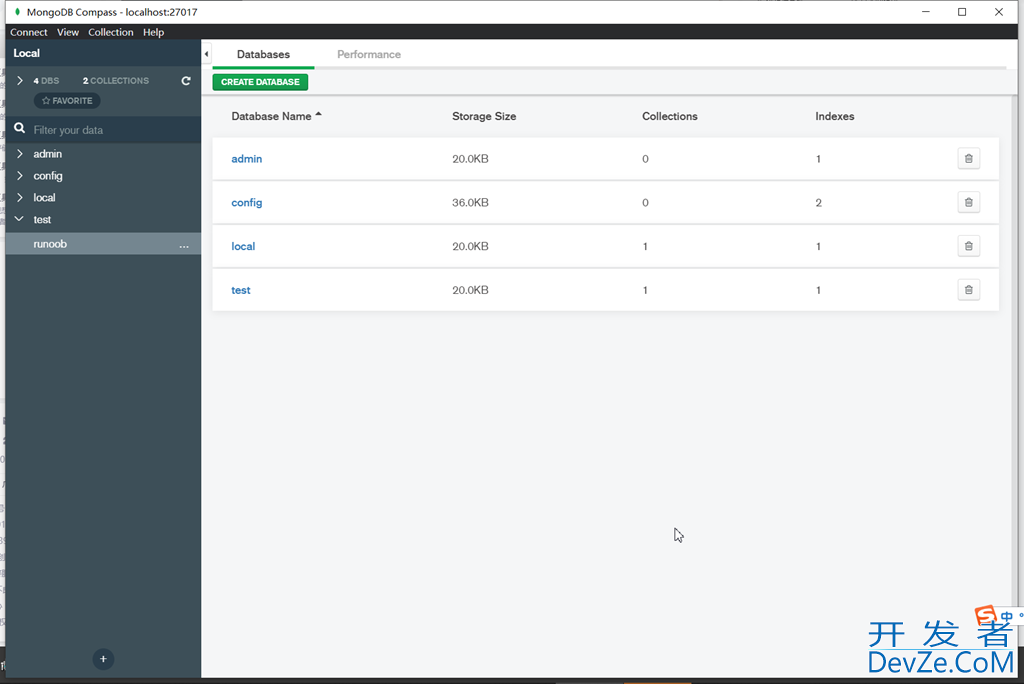 ＭongoDB可视化工具mongodb-compass