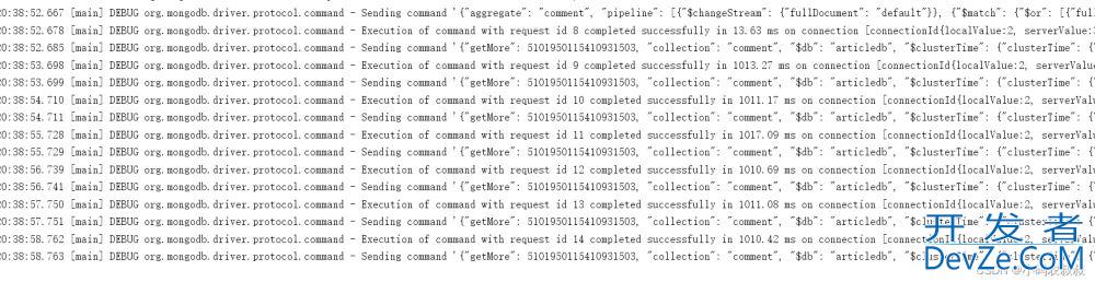 springboot整合mongodb changestream的示例代码