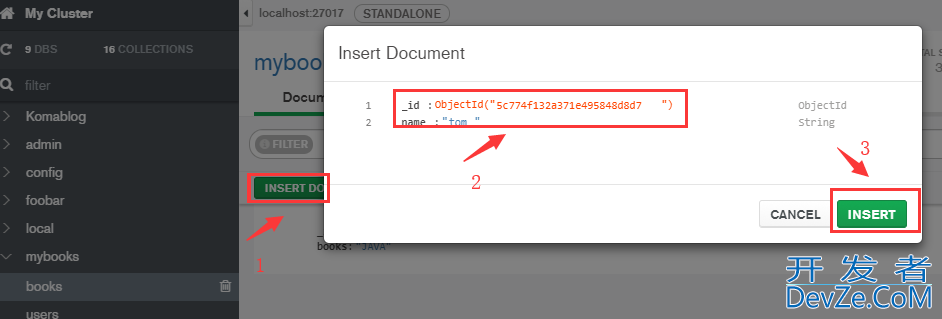 ＭongoDB可视化工具mongodb-compass