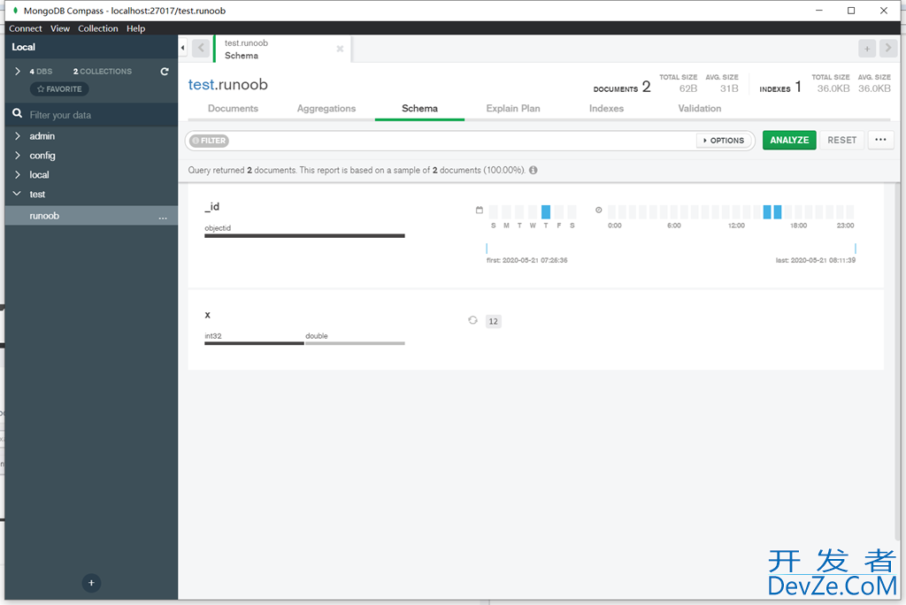 ＭongoDB可视化工具mongodb-compass