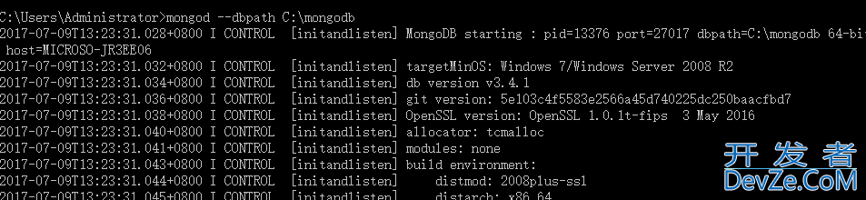 MongoDB实现创建删除数据库、创建删除表（集合 ）、数据增删改查