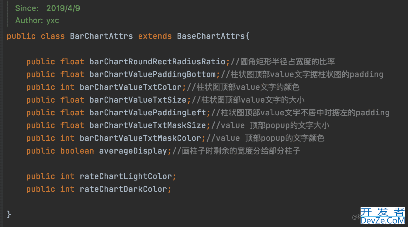 MPAndroidChart自定义图表Chart的Attribute及Render绘制逻辑