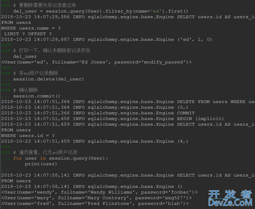 Python3+SQLAlchemy+Sqlite3实现ORM教程