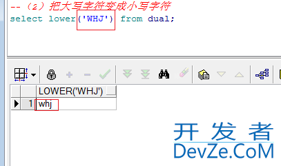 Oracle数据库中通用的函数实例详解