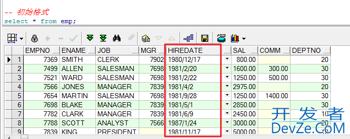 Oracle数据库中通用的函数实例详解