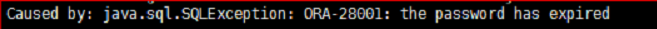 Oracle数据库用户密码过期的解决方法
