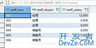 mysql存储过程 返回 list结果集方式