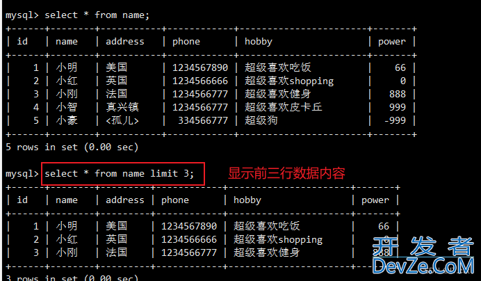 MySQL新手入门进阶语句汇总