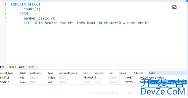 关于mysql left join 查询慢时间长的踩坑总结