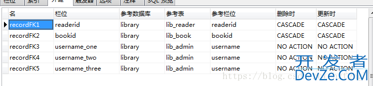 mysql创建的外键无法保存的原因以及处理办法