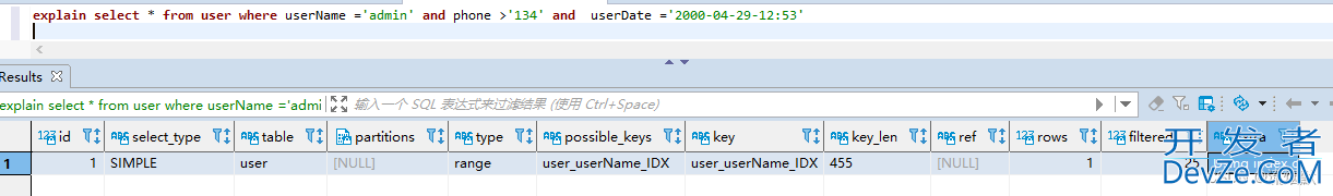 MySQL最左匹配原则深入分析