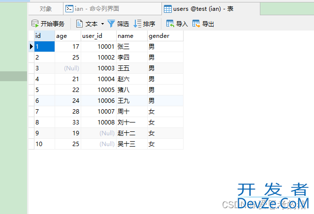 Mysql聚合函数的使用介绍