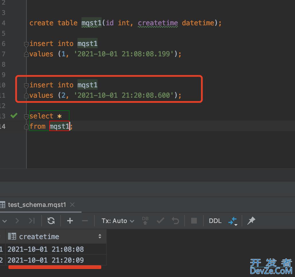 Mysql DateTime 查询问题解析