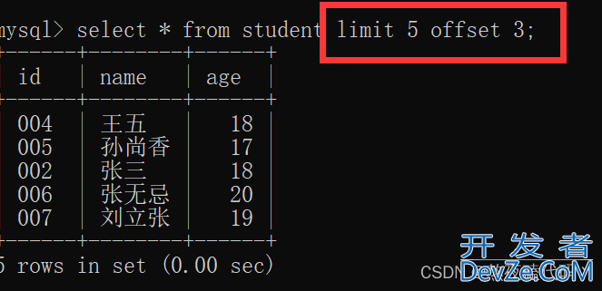 MySQL增删查改数据表详解