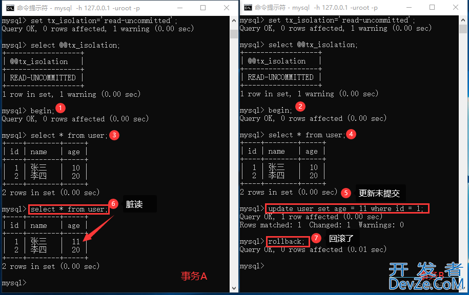 MySQL事务隔离机制详解