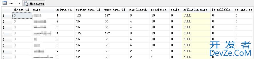 SQL Server查询某个字段在哪些表中存在