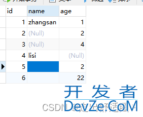 mysql中查询字段为null的数据navicat问题