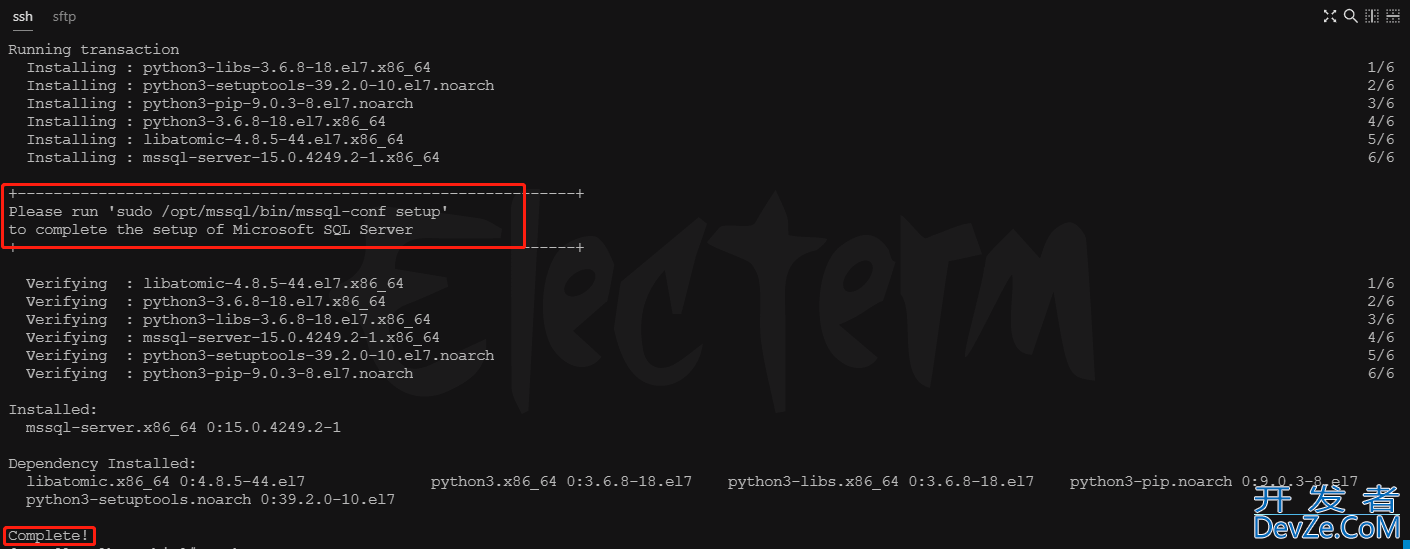 Linux下安装SQLServer2019的方法