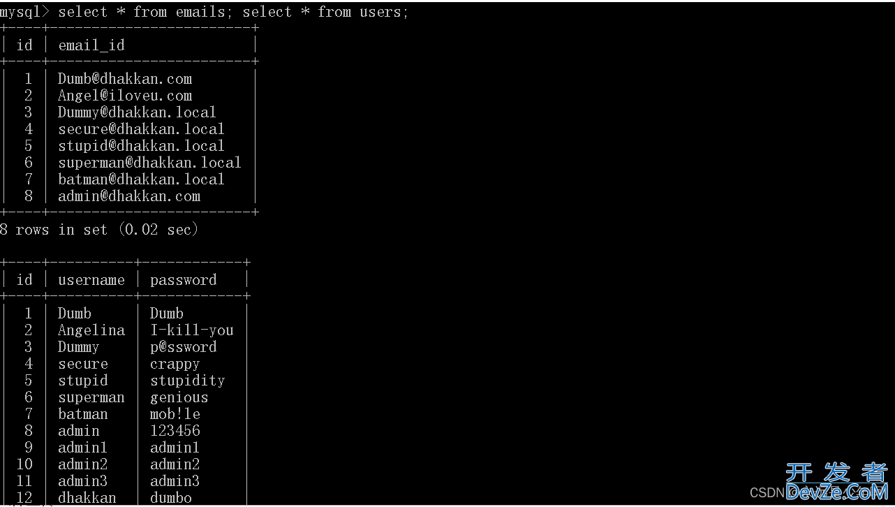 SQL堆叠注入简介