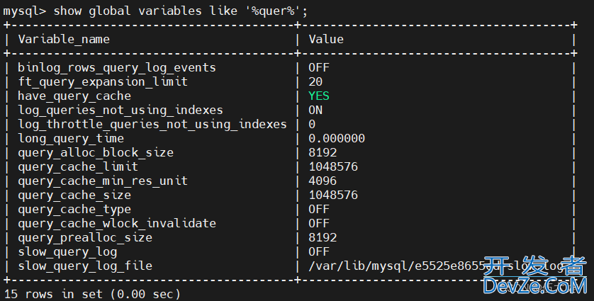 MySQL自带慢日志排查慢查询SQL