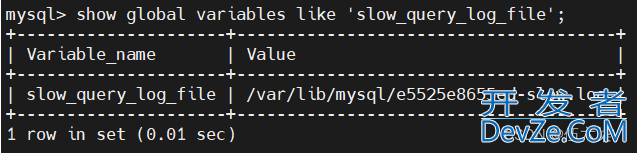 MySQL自带慢日志排查慢查询SQL