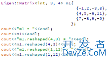 C++应用Eigen库对应实现matlab中部分函数问题