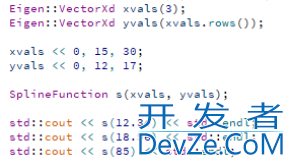 C++应用Eigen库对应实现matlab中部分函数问题