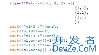 C++应用Eigen库对应实现matlab中部分函数问题